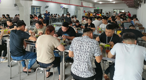Vietnam's new factory cafeteria